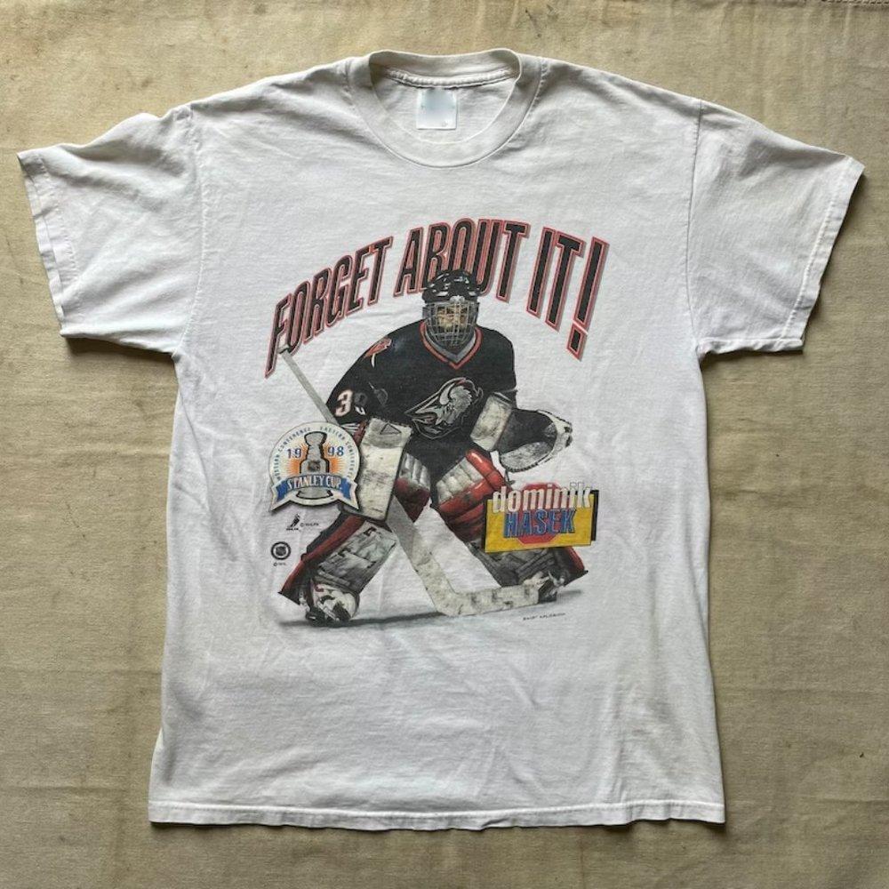 Dominik Hasek Hockey Shirt Forget About It Retro Tee G456
